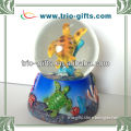 Resin Snow Globe With Tortal Turtle Designs
